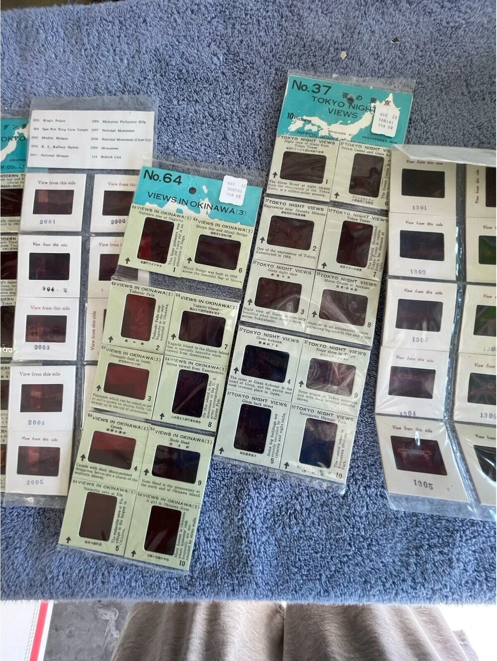 Vintage 35mm Film Slides Photo Lot- Travel, Singapore, Tokyo, Okinawa And More